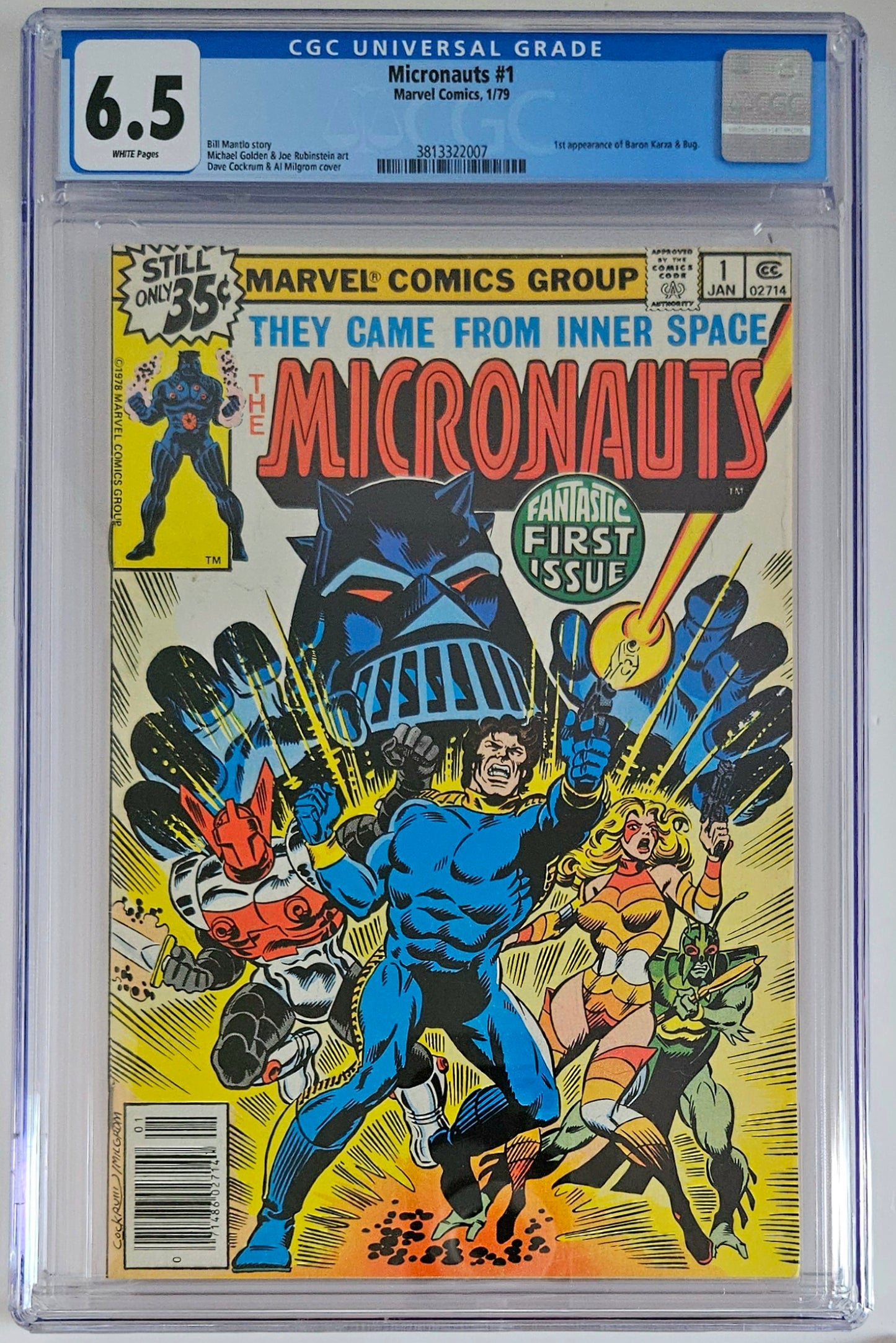 CGC 6.5 Micronauts #1