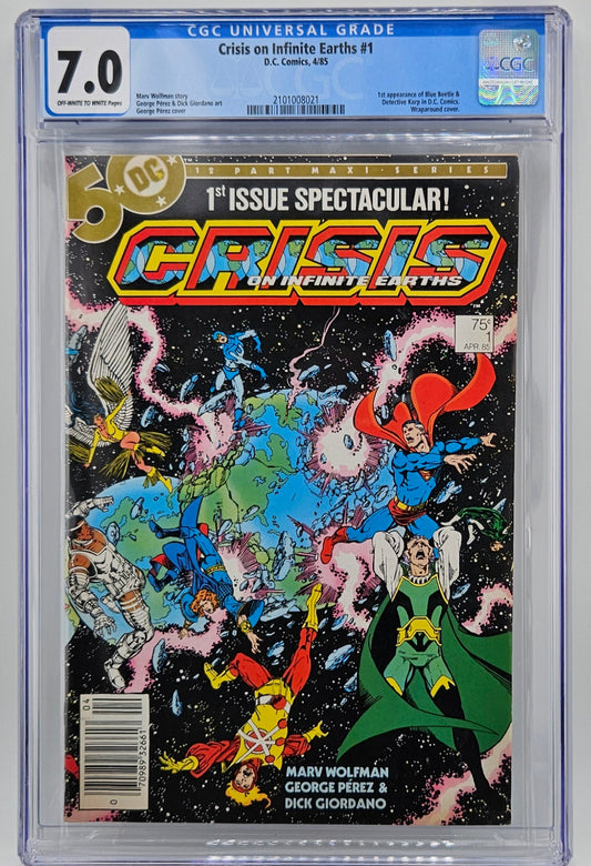 CGC 7.0 Crisis on Infinite Earths #1 - KEY!