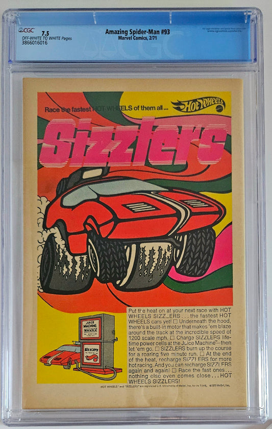 CGC 7.5 Amazing Spider-Man #93