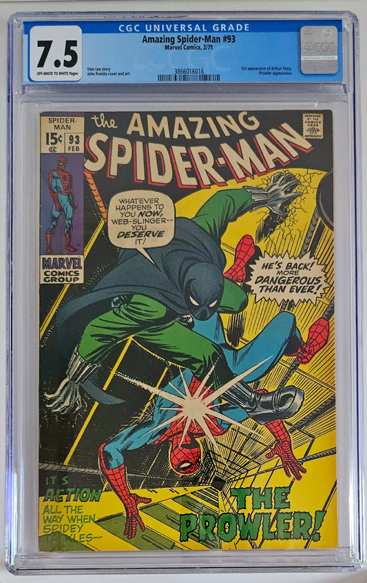 CGC 7.5 Amazing Spider-Man #93