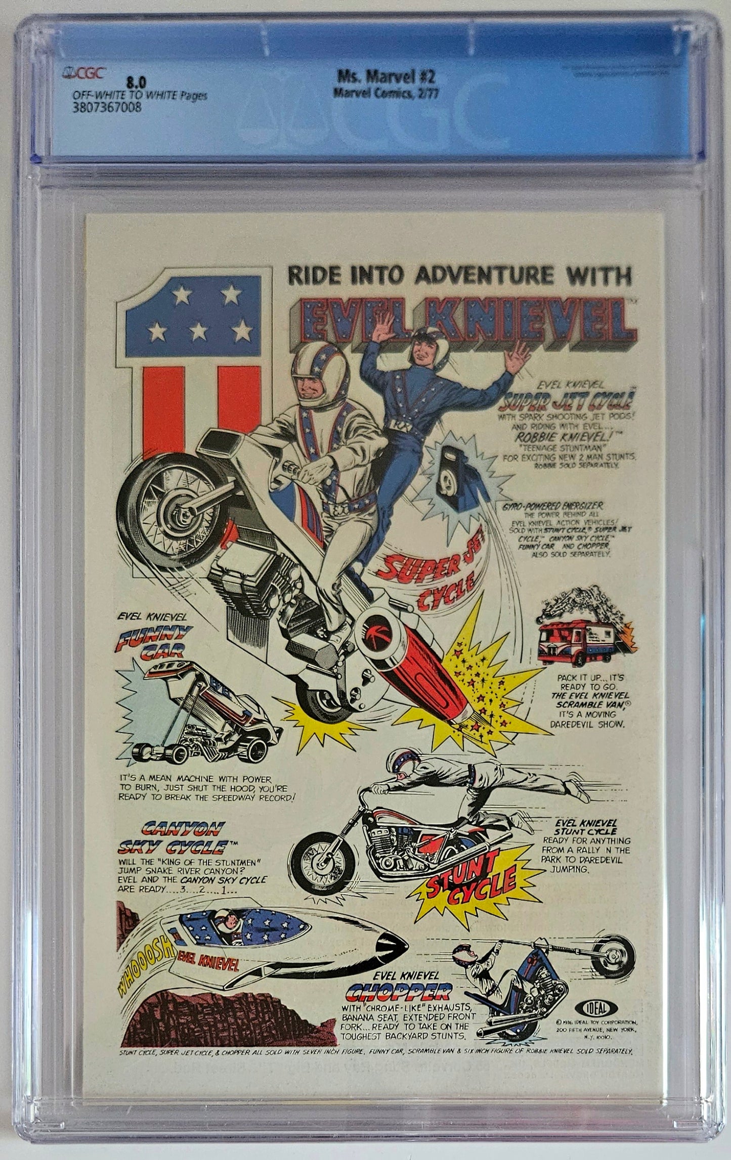 CGC 8.0 Ms. Marvel #2