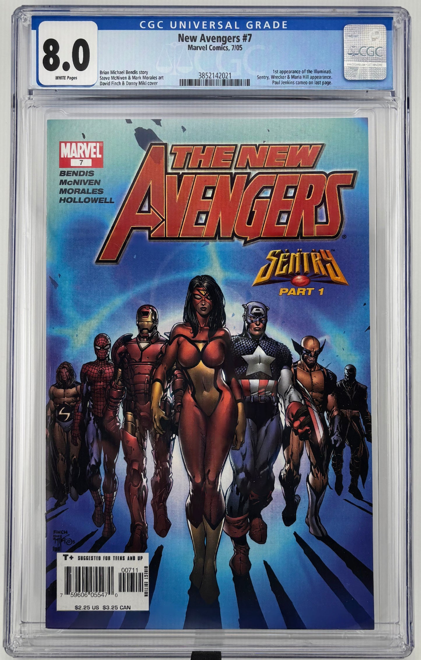 CGC 8.0 The New Avengers #7
