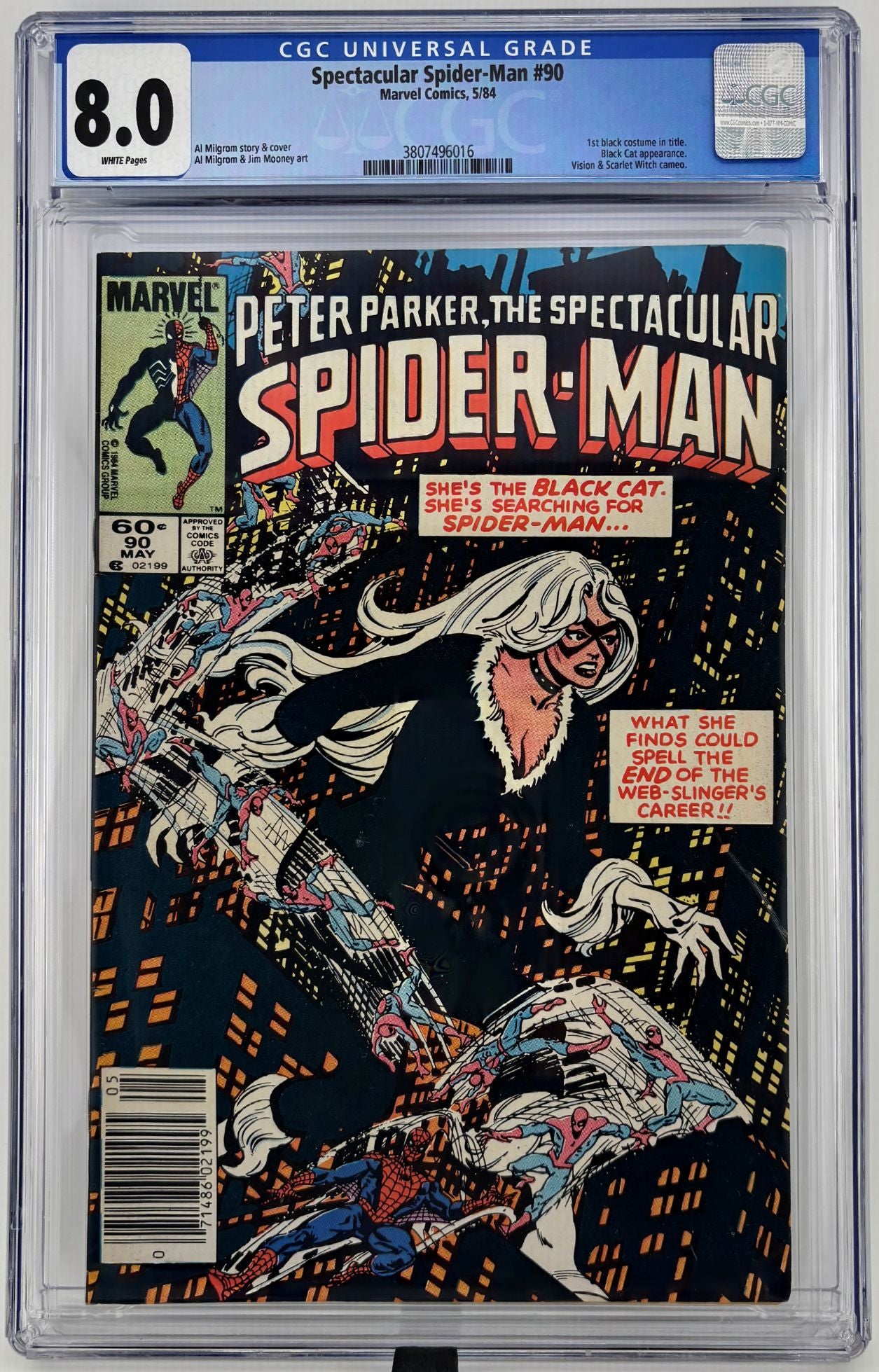 CGC 8.0 Spectacular Spider-Man #90
