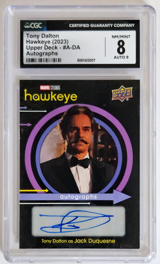 CGC 8 Tony Dalton Hawkeye 2023 Autograph