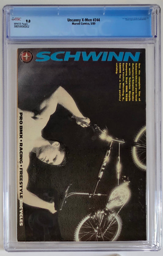 CGC 9.0 The Uncanny X-Men #244