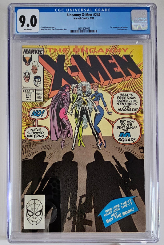 CGC 9.0 The Uncanny X-Men #244