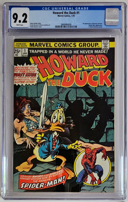 CGC 9.2 Howard the Duck #1