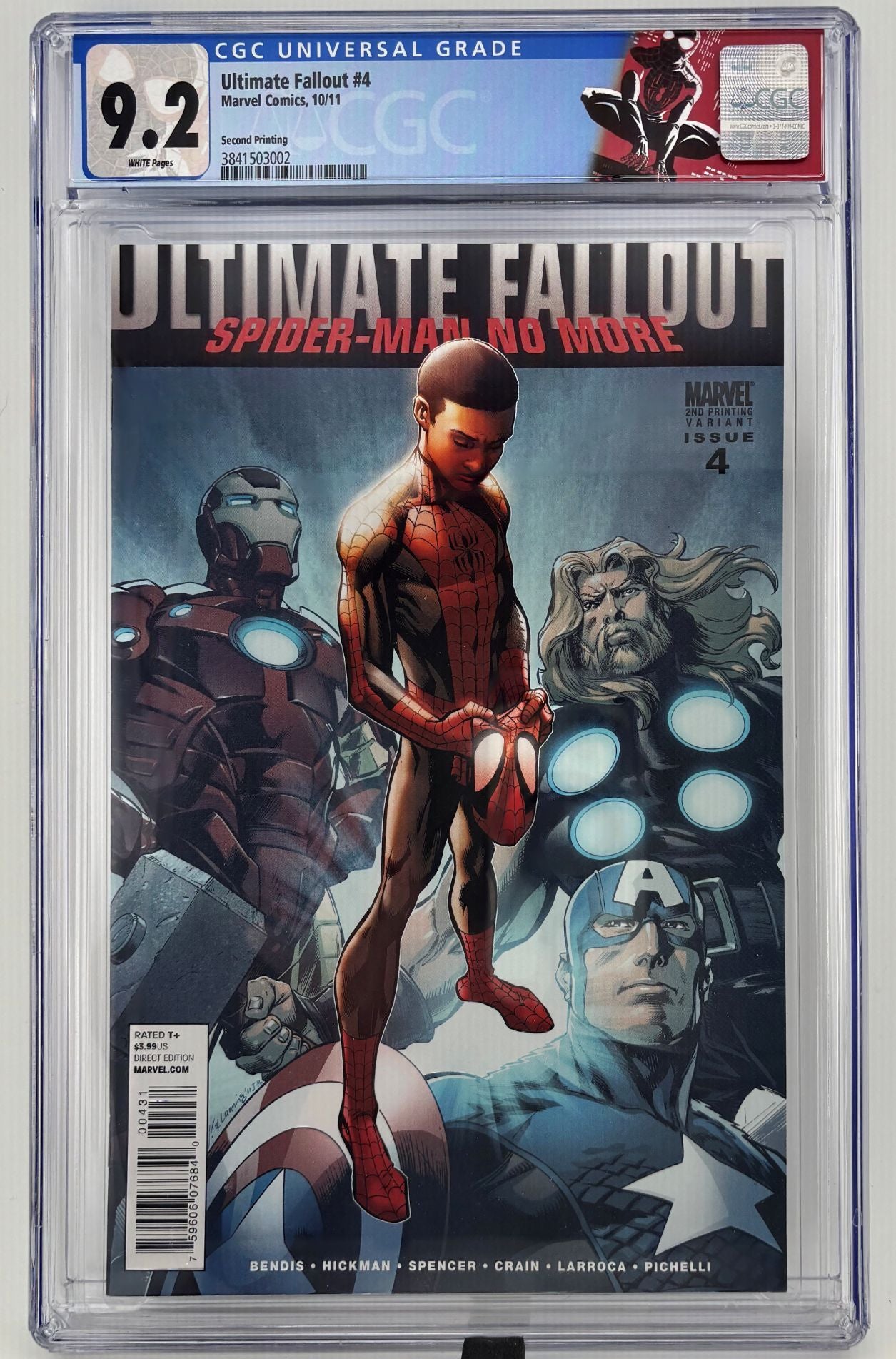 CGC 9.2 Ultimate Fallout #4 (2nd print)