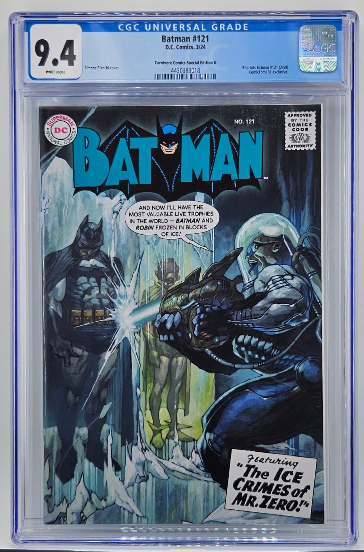 CGC 9.4 Batman #121 Bianchi