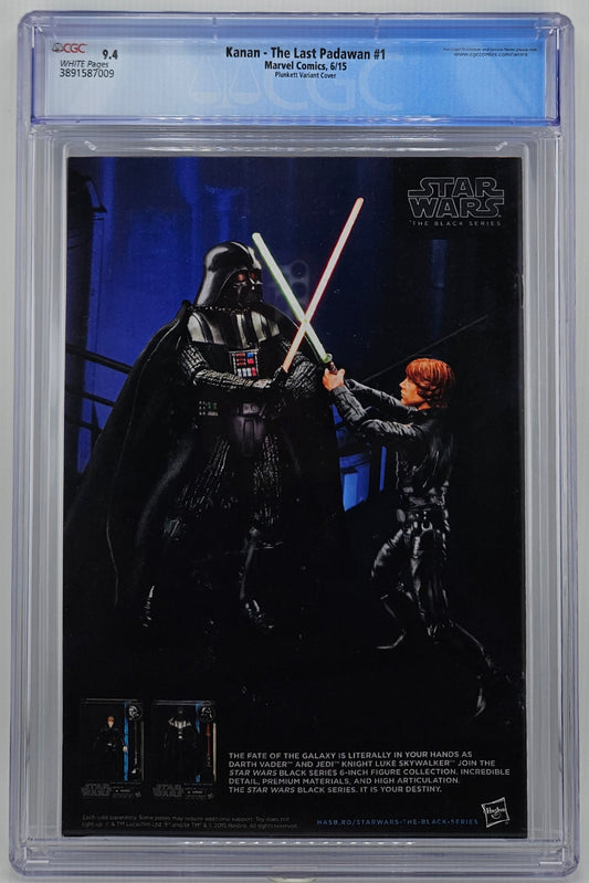 CGC 9.4 Kanan: The Last Padawan #1