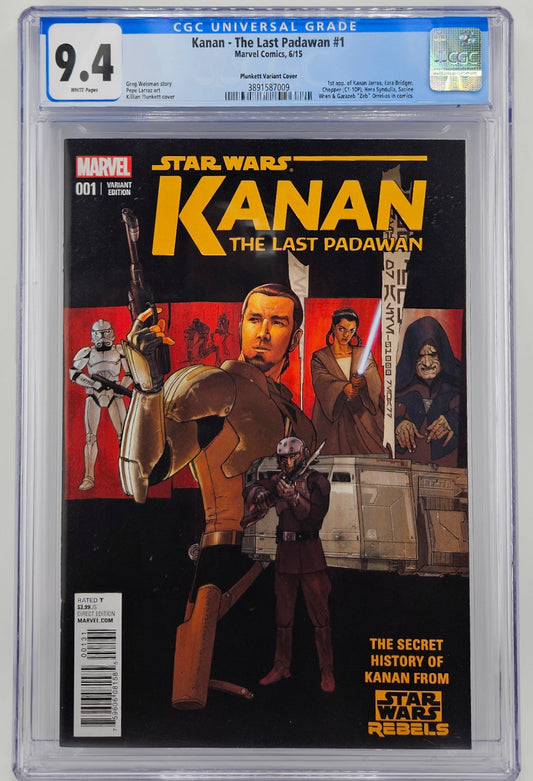 CGC 9.4 Kanan: The Last Padawan #1