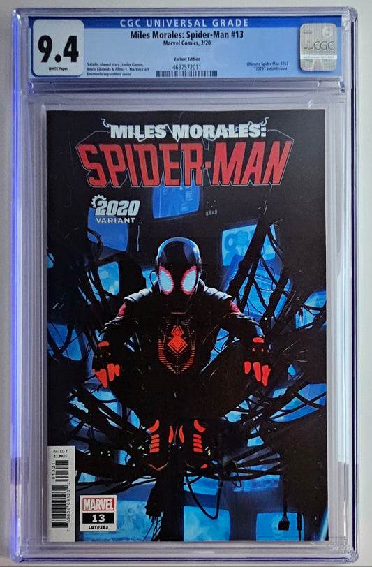 CGC 9.4 Miles Morales: Spider-Man #13 - 2020 Variant