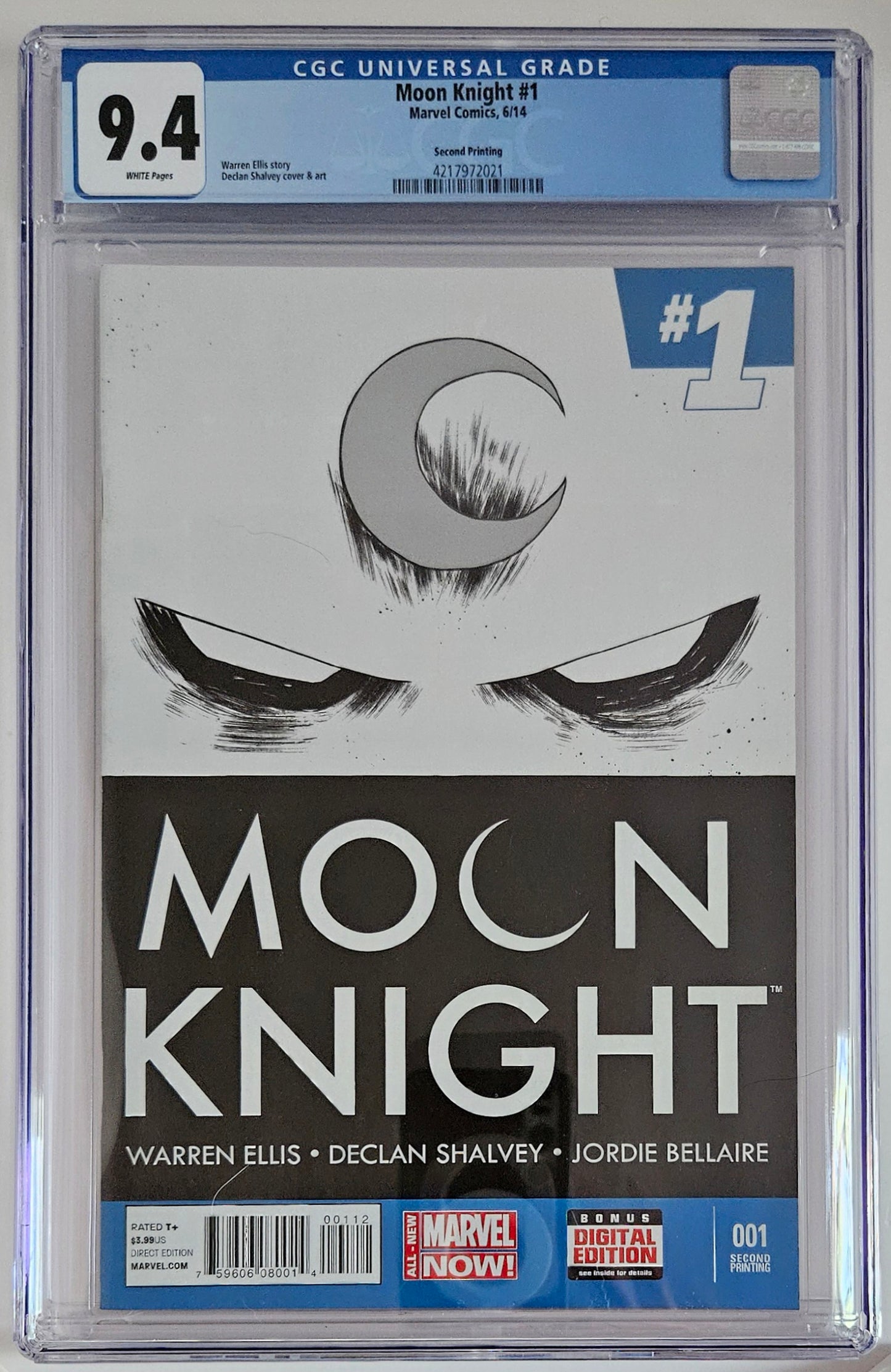 CGC 9.4 Moon Knight #1
