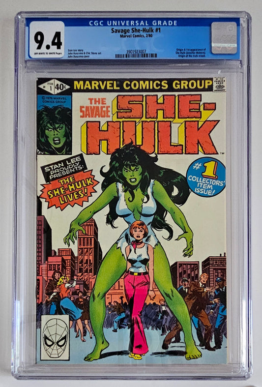 CGC 9.4 Savage She-Hulk #1