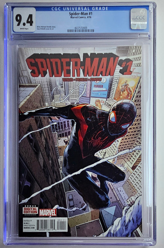 CGC 9.4 Spider-Man #1 - 2016