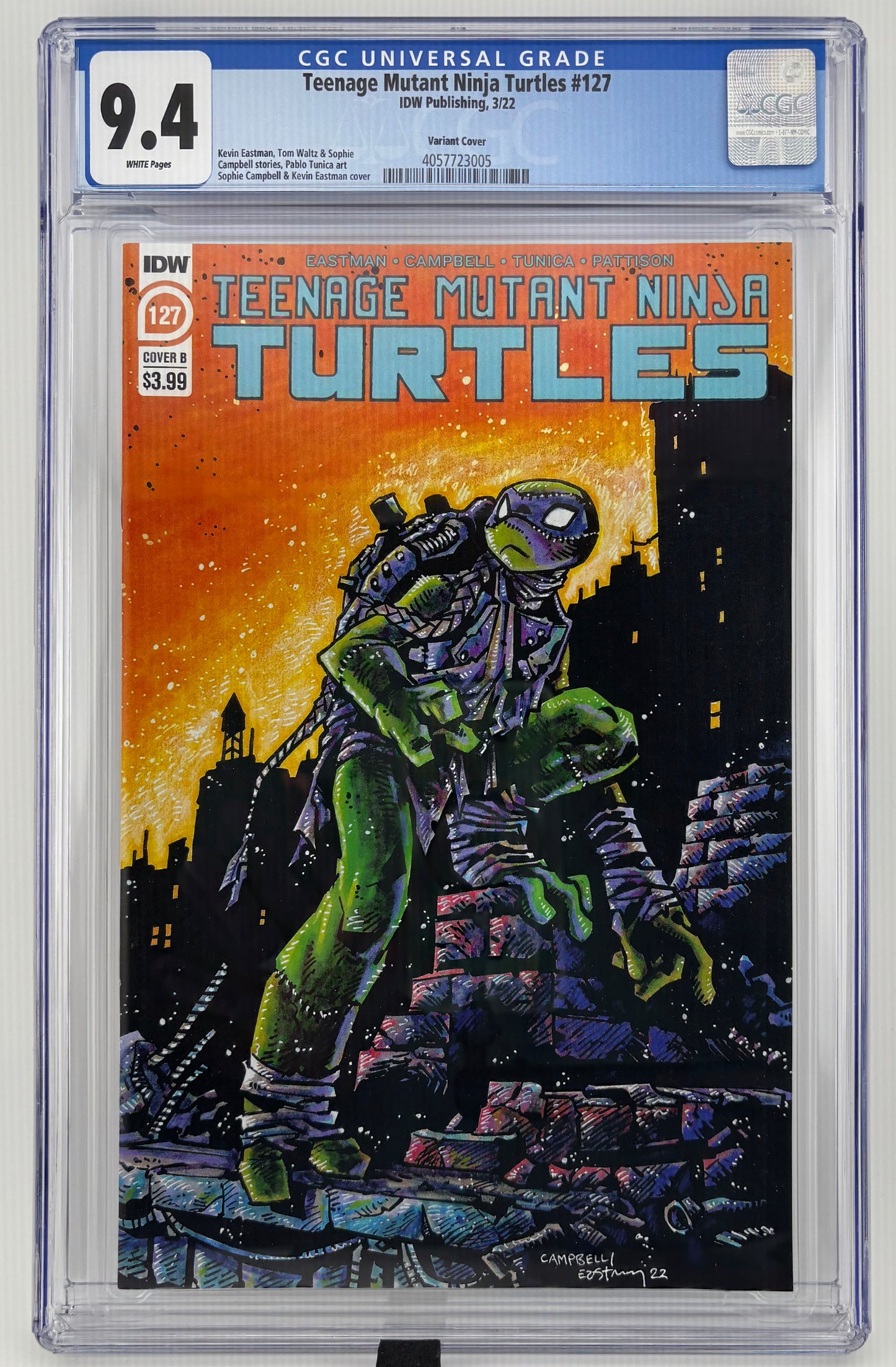 CGC 9.4 Teenage Mutant Ninja Turtles #127