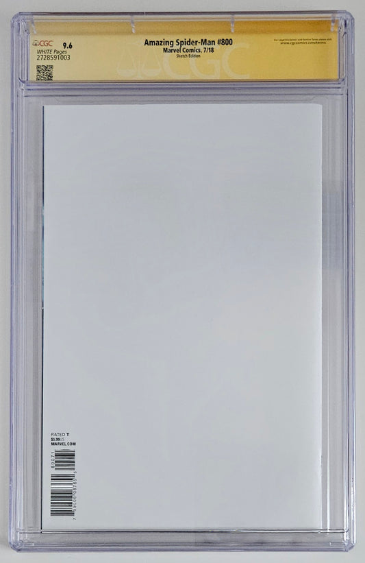 CGC SS 9.6 Amazing Spider-Man #800 Crain