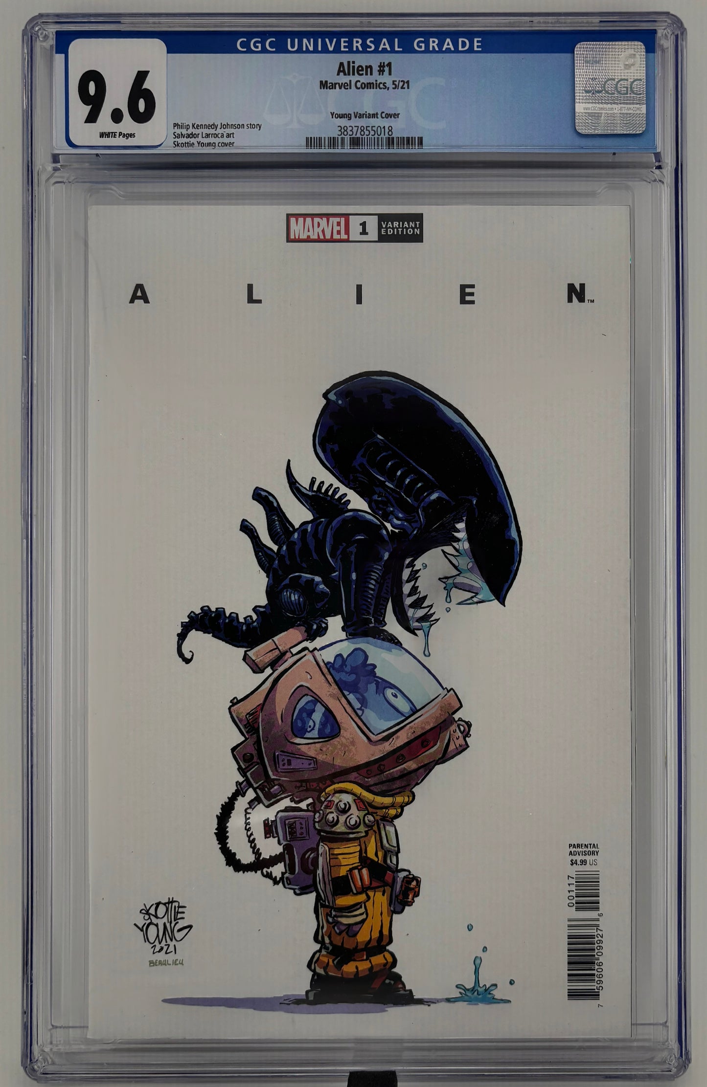CGC 9.6 Alien #1 (Young Variant)