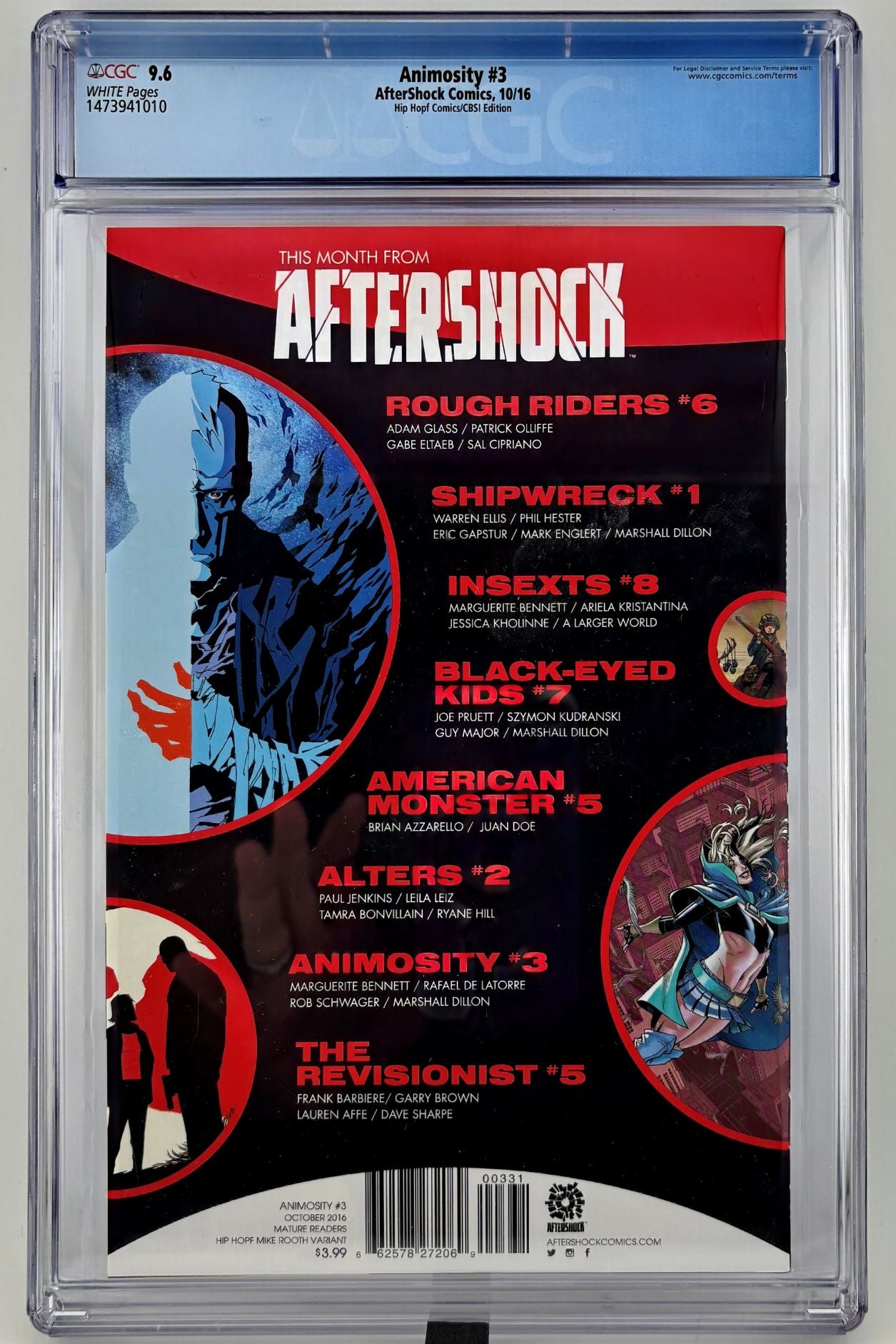 CGC 9.6 Animosity #3