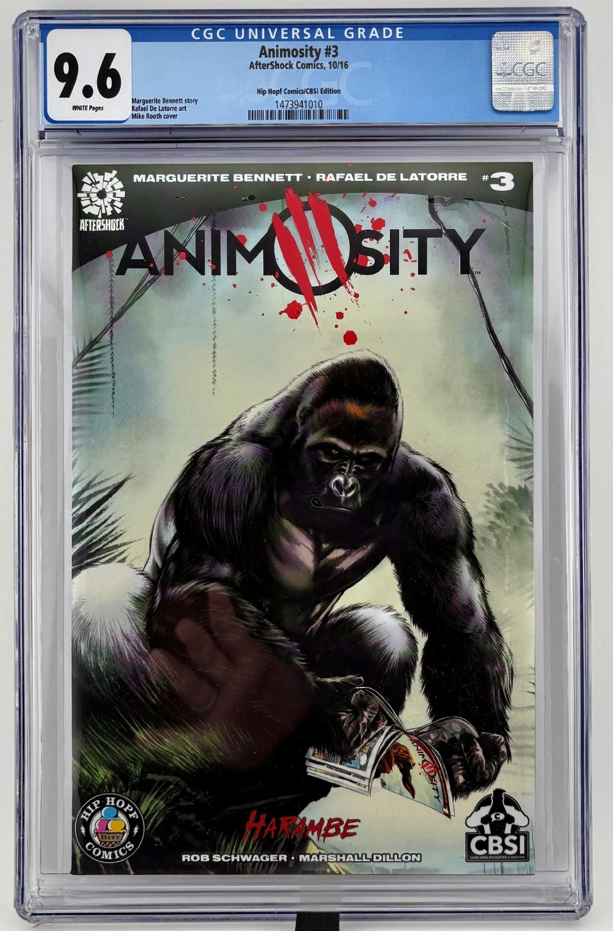 CGC 9.6 Animosity #3
