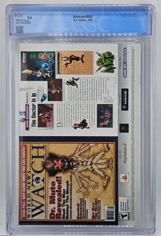 CGC 9.6 Batman #609