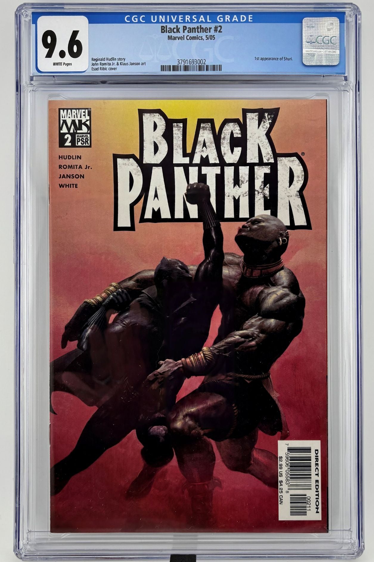 CGC 9.6 Black Panther #2