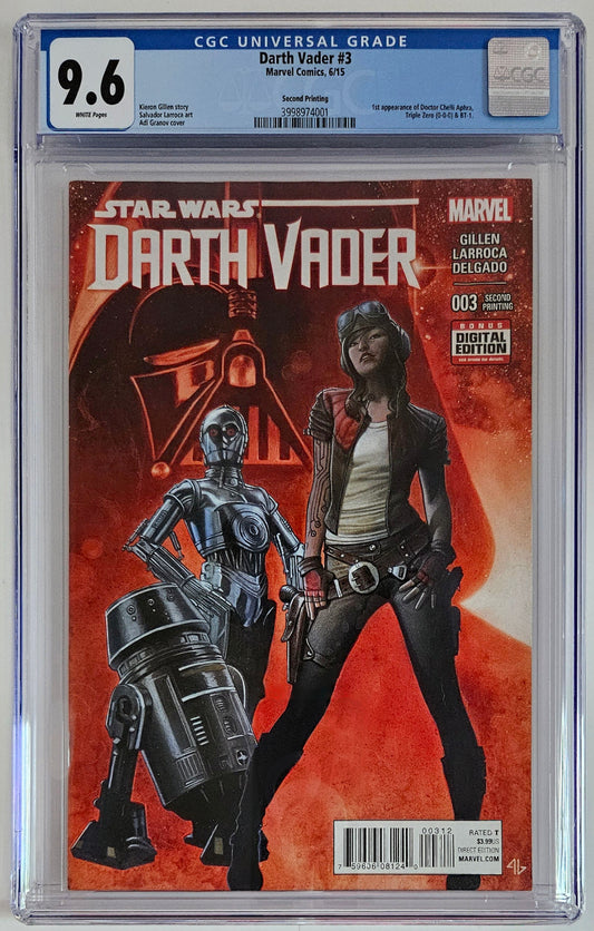 CGC 9.6 Darth Vader #3 2nd Print