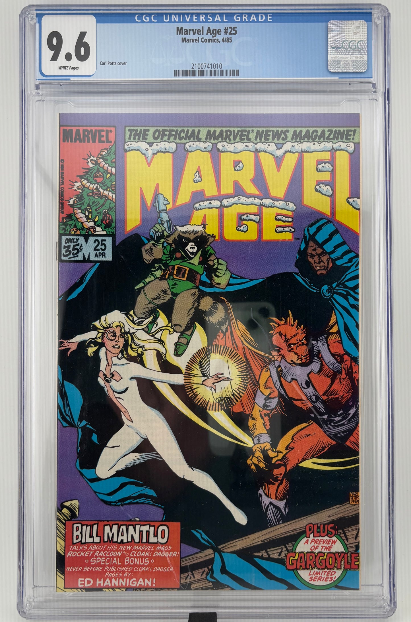 CGC 9.6 Marvel Age #25