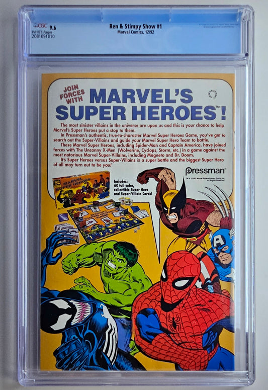 CGC 9.6 Ren & Stimpy Show #1