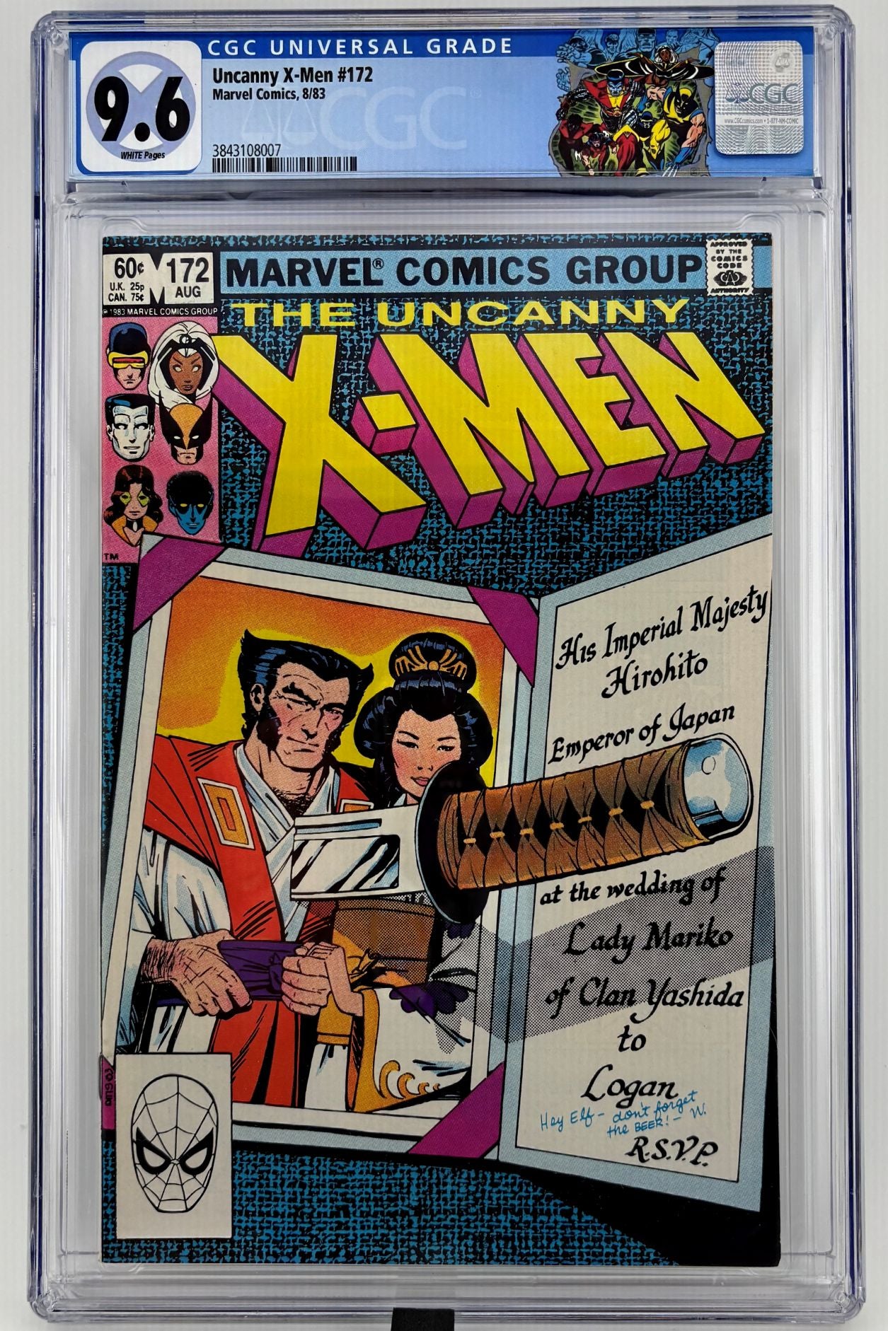 CGC 9.6 Uncanny X-Men #172