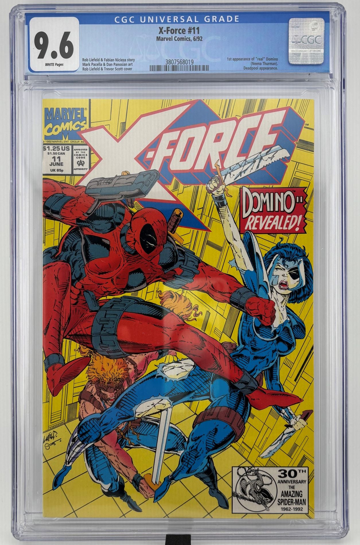 CGC 9.6 X-Force #11