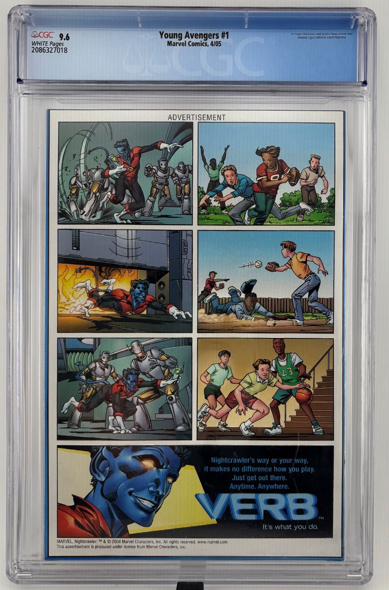 CGC 9.6 Young Avengers #1
