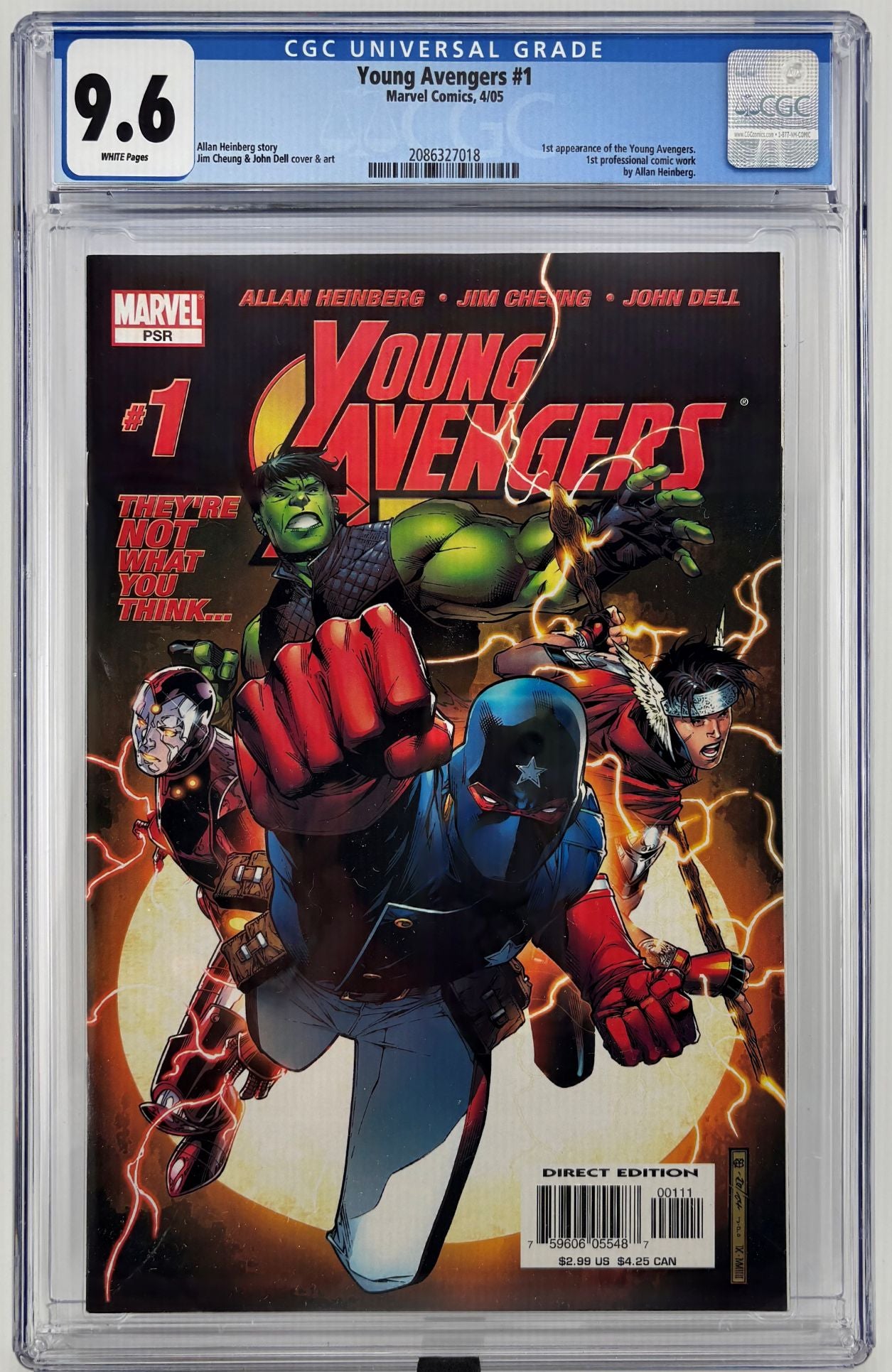 CGC 9.6 Young Avengers #1