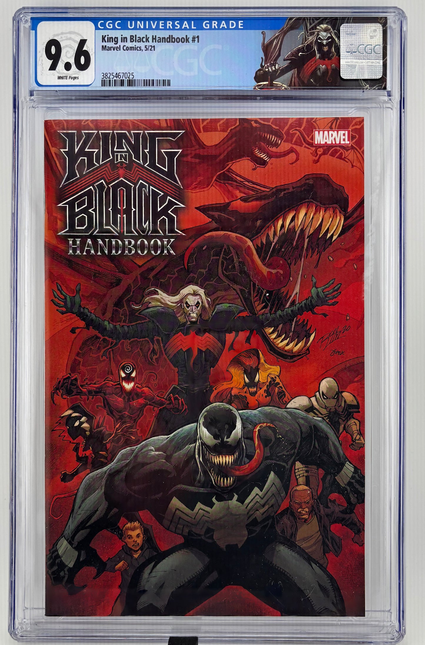 CGC 9.6 King in Black Handbook #1