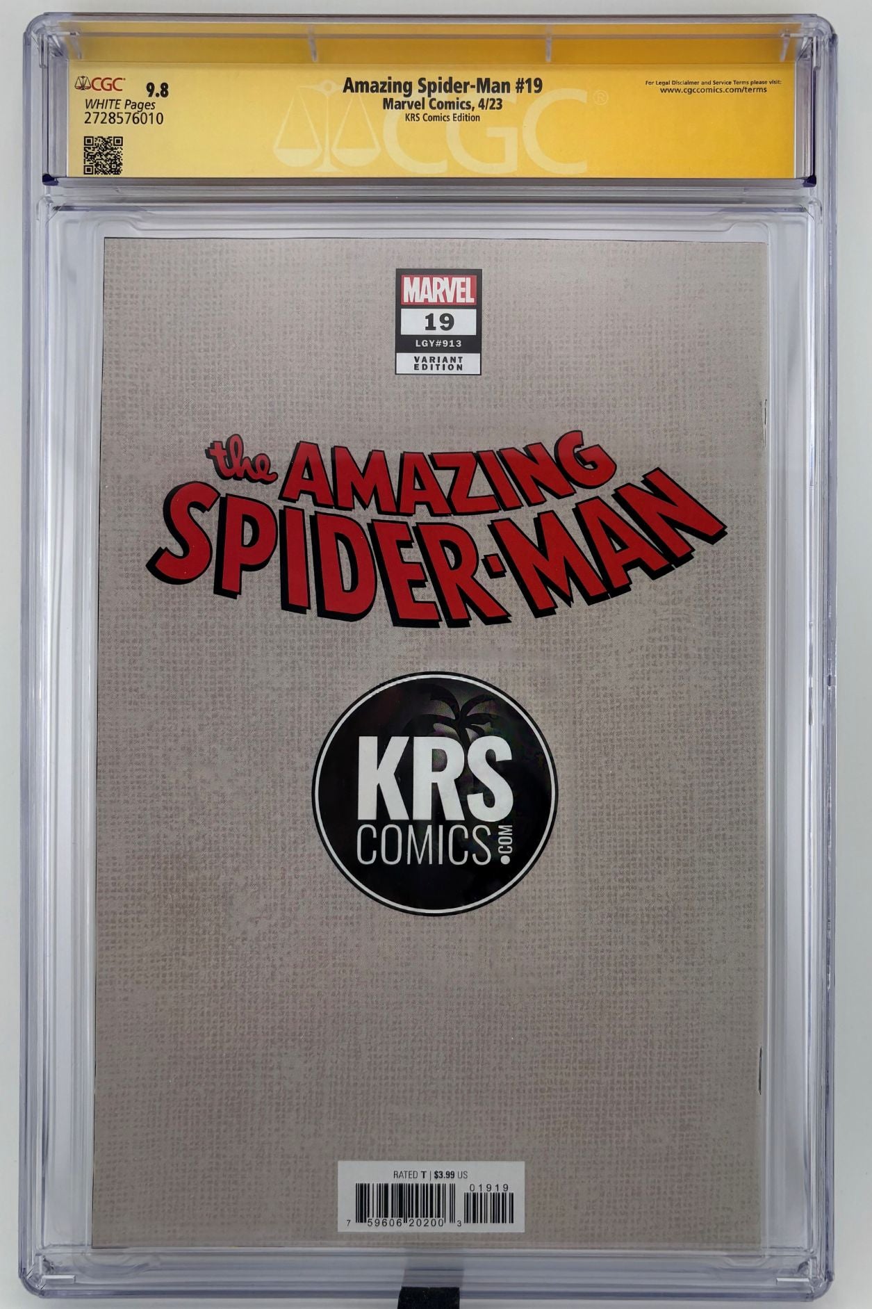 CGC SS 9.8 Amazing Spider-Man #19 - Lobos