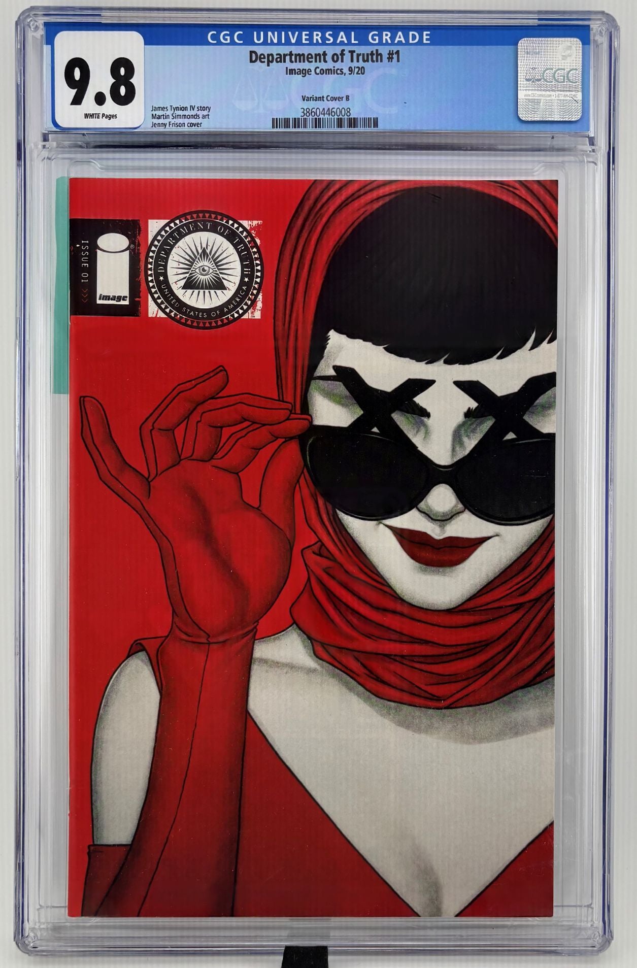CGC 9.8 Department of Truth #1 - Cvr B