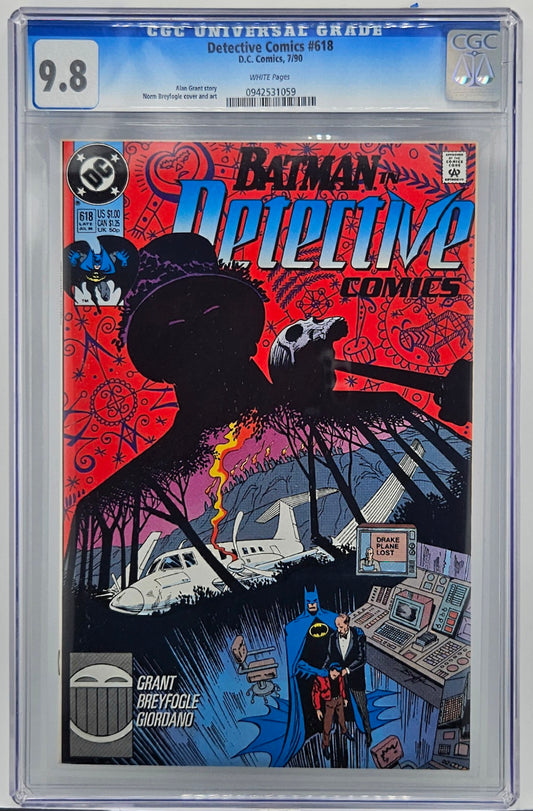 CGC 9.8 Detective Comics #618