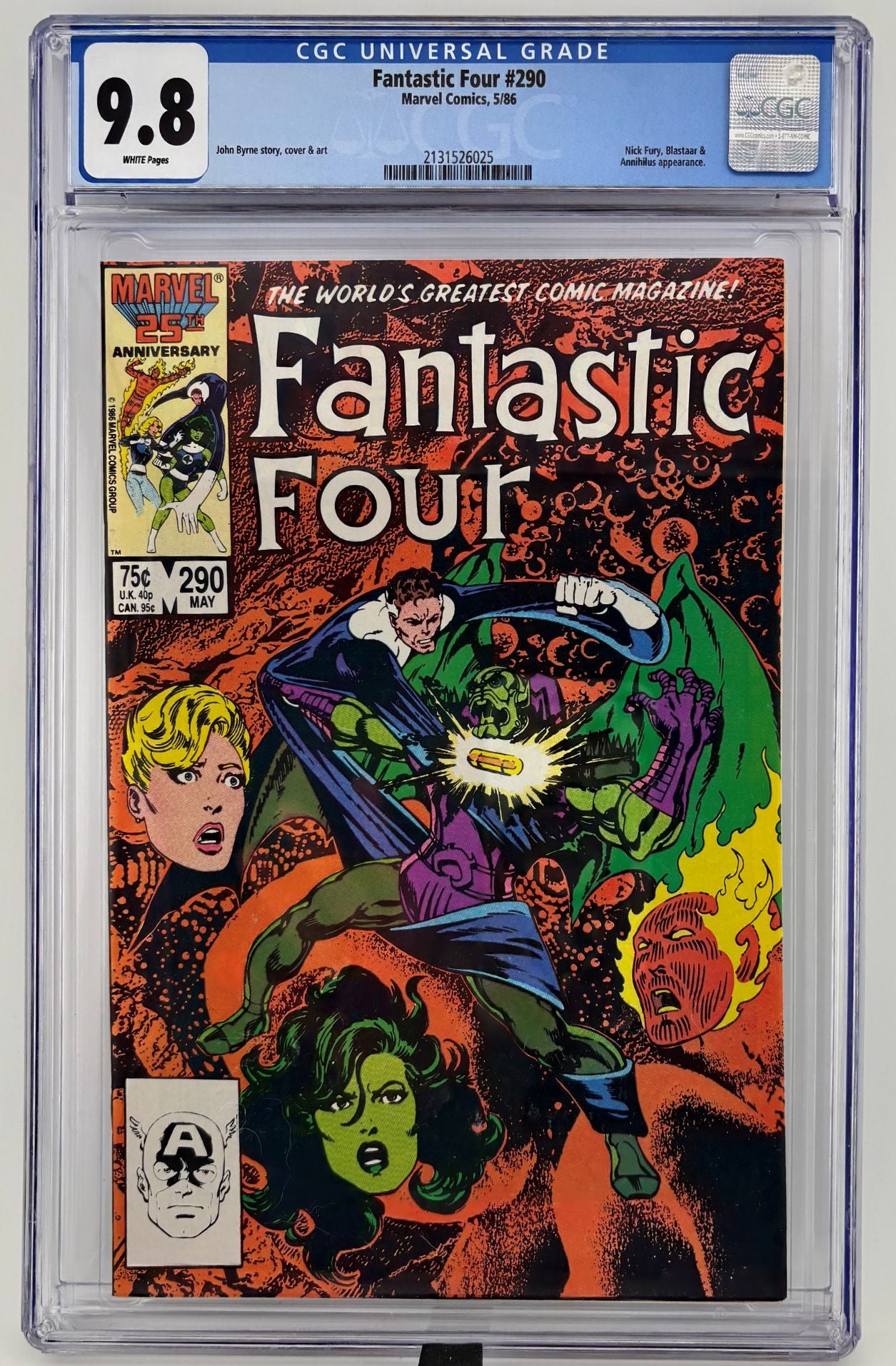 CGC 9.8 Fantastic Four #290