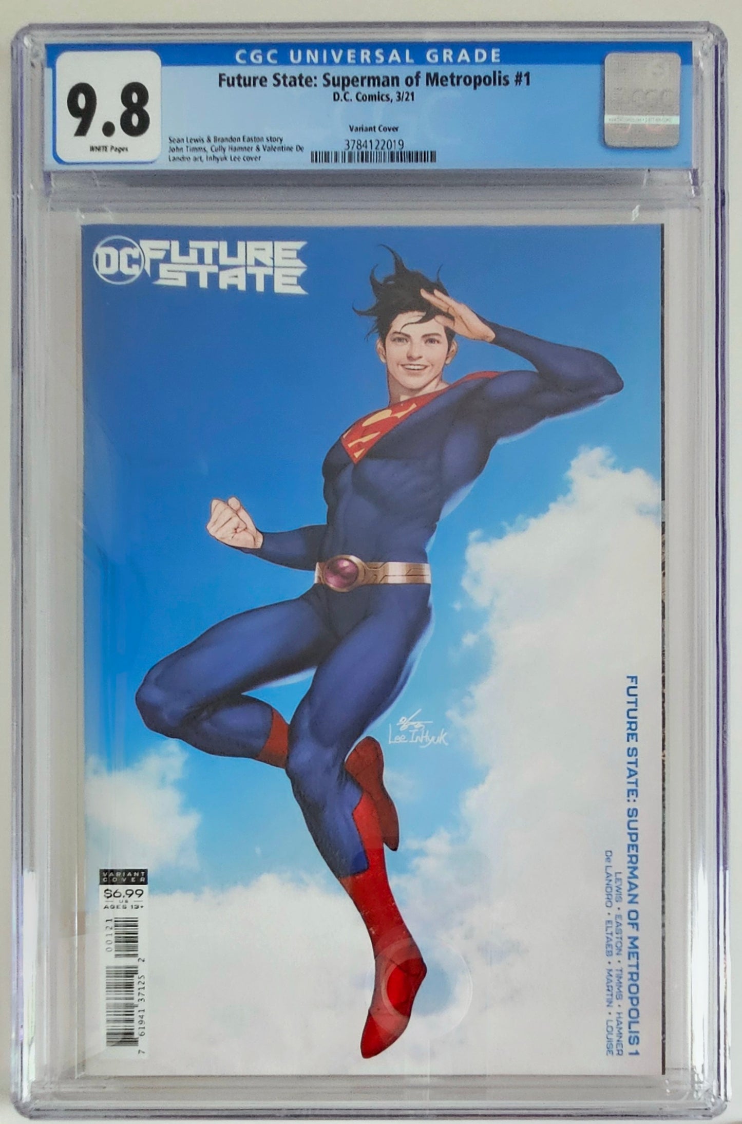 CGC 9.8 Future State: Superman of Metropolis #1