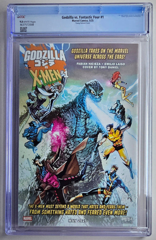 CGC 9.8 Godzilla vs Fantastic Four #1 - Young variant