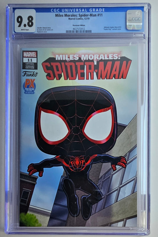 CGC 9.8 Miles Morales: Spider-Man #11 - Funko Variant