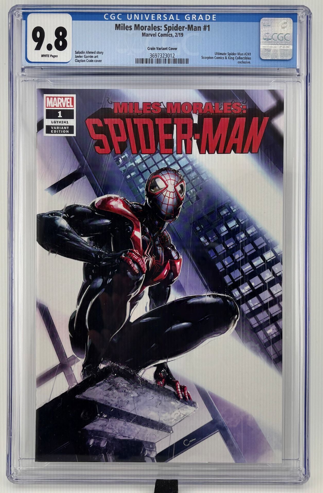 CGC 9.8 Miles Morales: Spider-Man #1