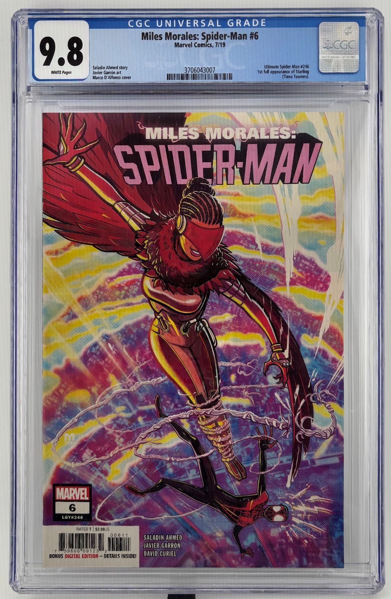 CGC 9.8 Miles Morales: Spider-Man #6