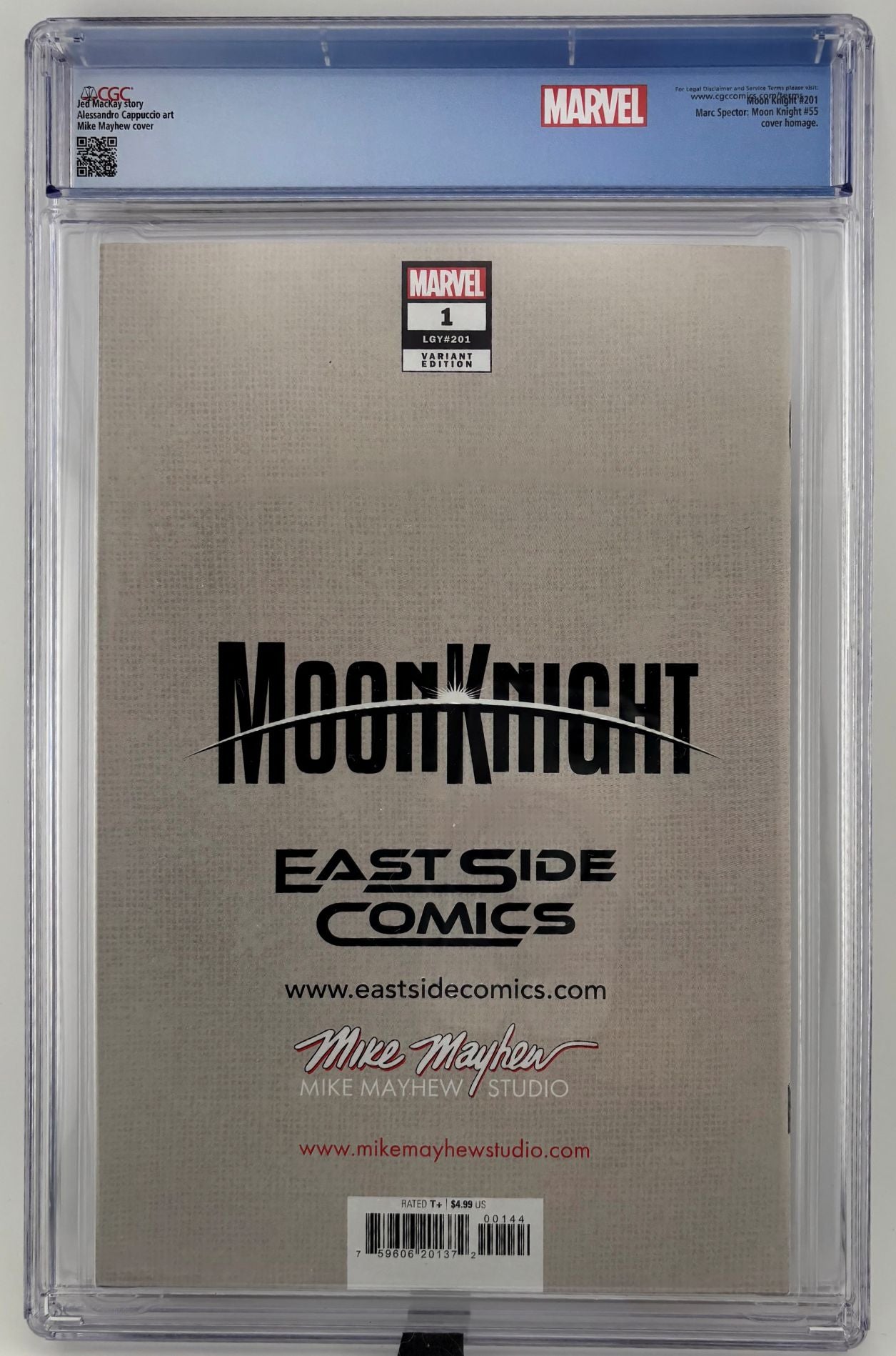 CGC 9.8 Moon Knight #1
