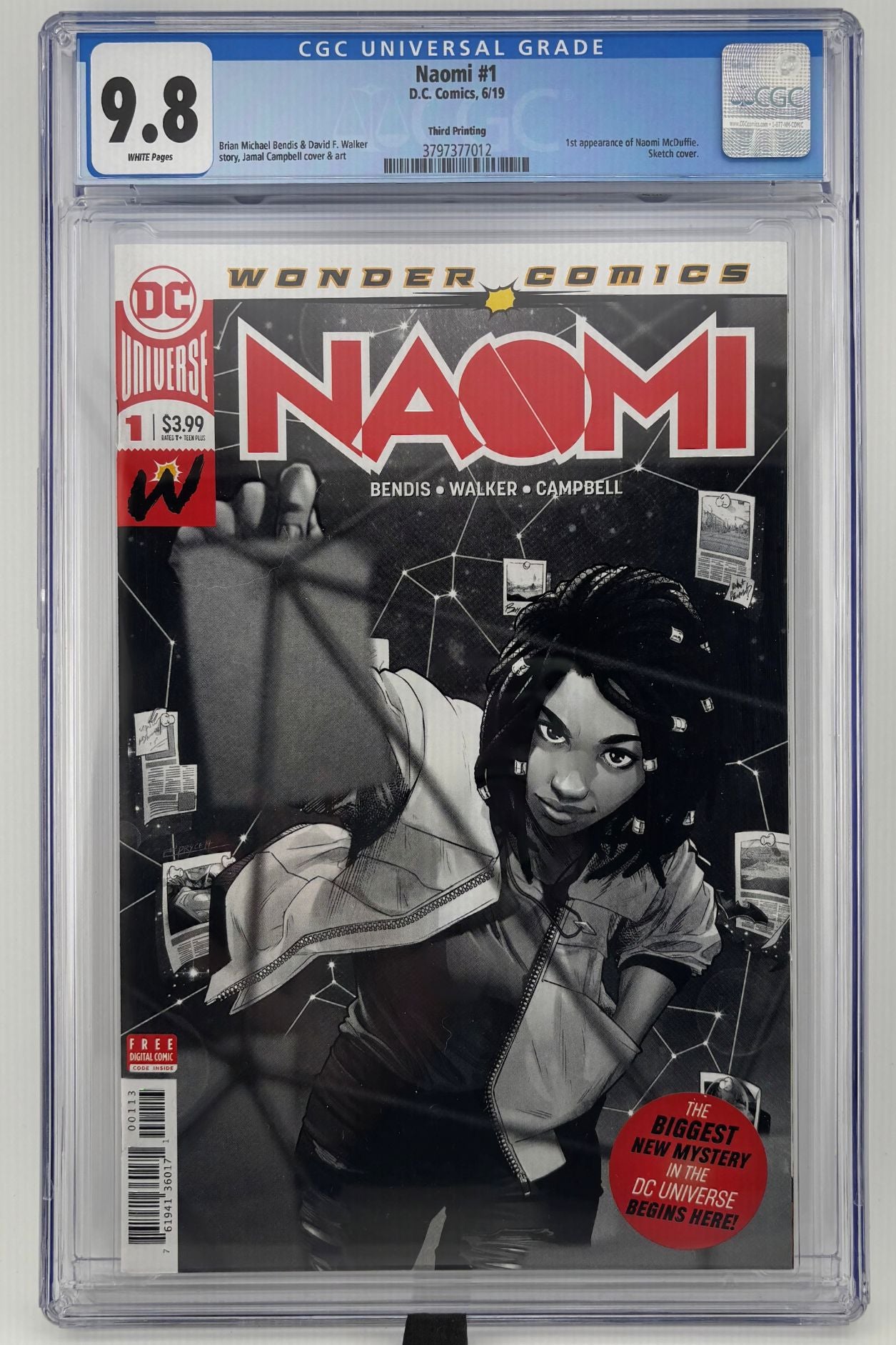 CGC 9.8 Naomi #1