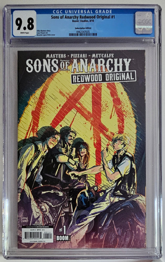 CGC 9.8 Sons of Anarchy: Redwood Original #1