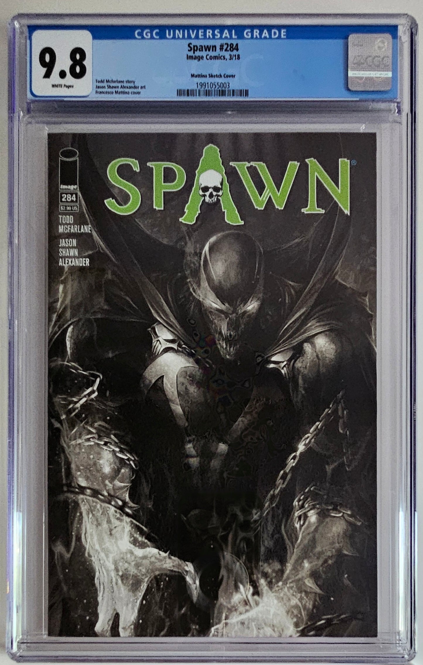 CGC 9.8 Spawn #284