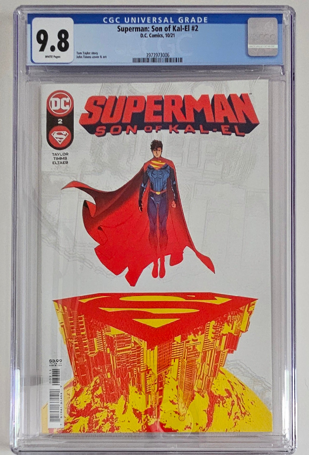 CGC 9.8 Superman: Son of Kal-El #2