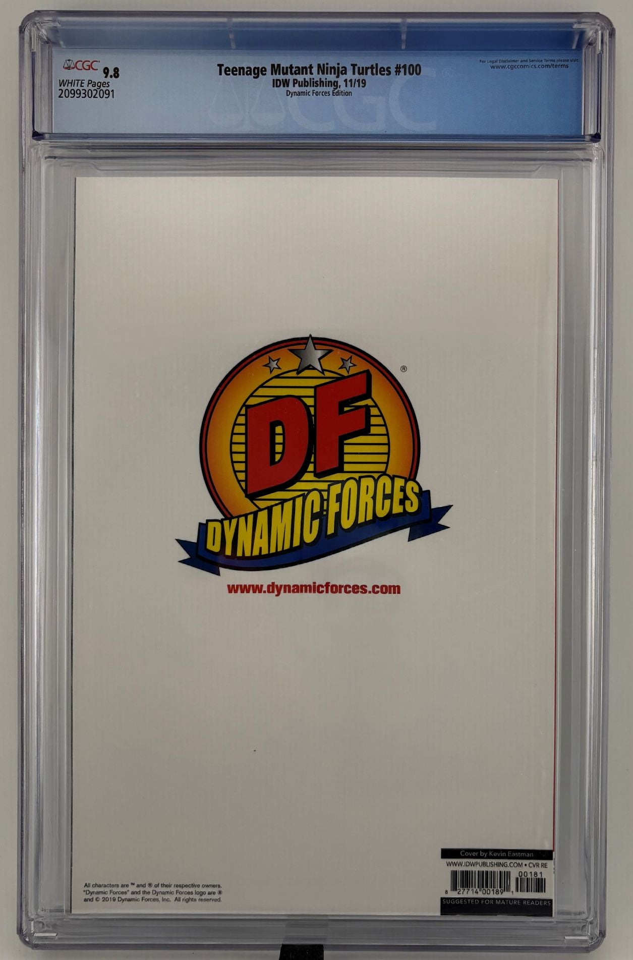 CGC 9.8 Teenage Mutant Ninja Turtles #100