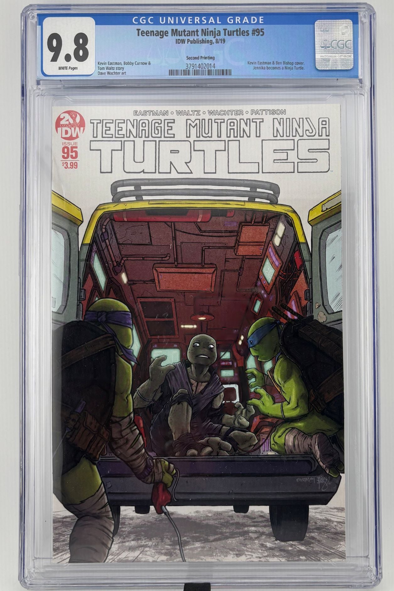 CGC 9.8 Teenage Mutant Ninja Turtles #95